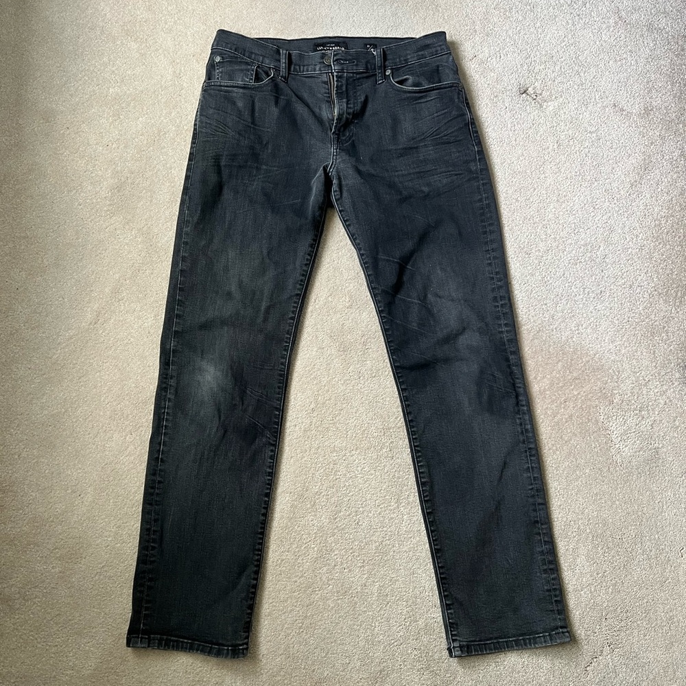 Lucky Brand Black Super Soft Denim Straight Jean